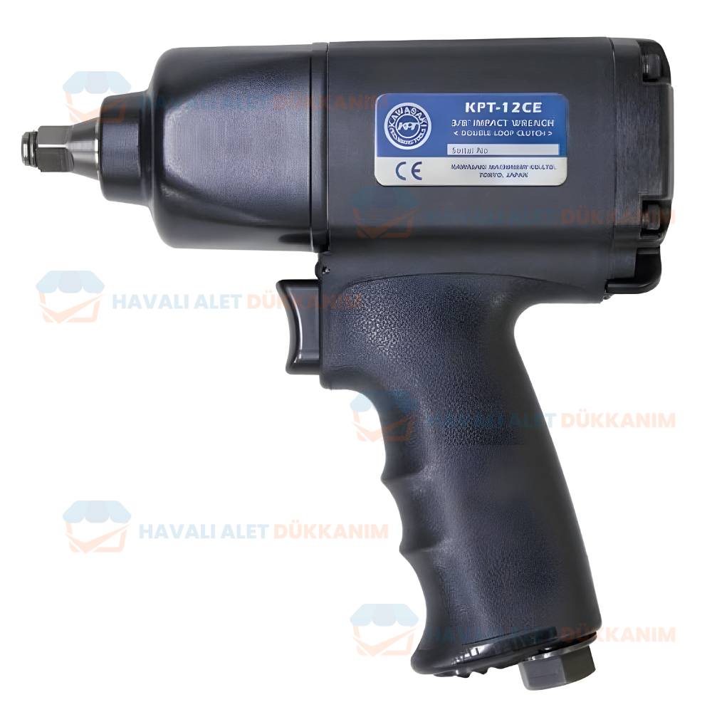 Havalı Somun Sıkma ve SökmeKAWASAKI KPT-12CE Havalı Kabzalı Somun Sıkma-Sökme 3/8