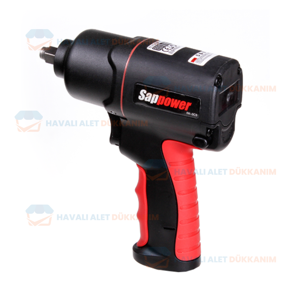 Havalı Somun Sıkma ve SökmeSAPPOWER IW-3C3 Havalı Somun Sıkma-Sökme 3/8