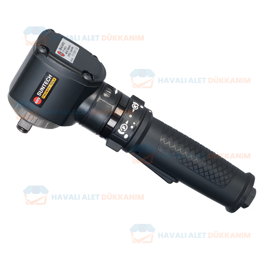 Havalı Somun Sıkma ve SökmeSUNTECH SM-43-4010 Havalı Kabzalı Cırcır Tip Mini Somun Sıkma-Sökme 1/2