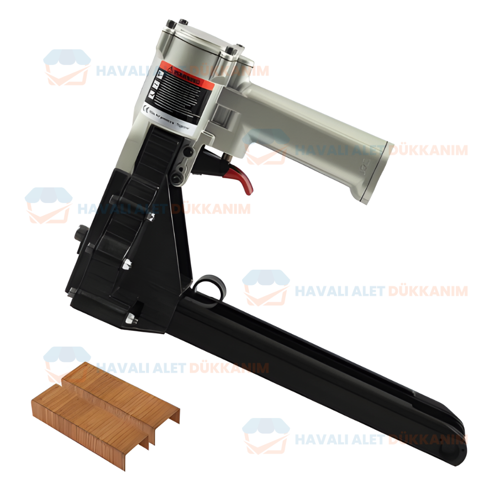 Havalı Zımba ve Çivi Çakma TabancasıAKDENİZ AKD ADCSY-19-35 Havalı Koli Kapama Tabancası