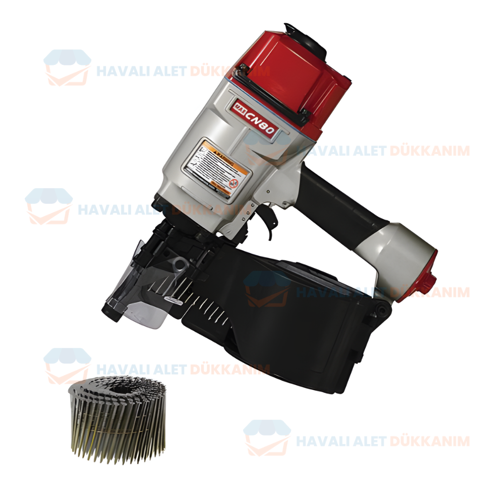 Havalı Zımba ve Çivi Çakma TabancasıMAX CN80 Havalı Rulo Çivi Tabancası