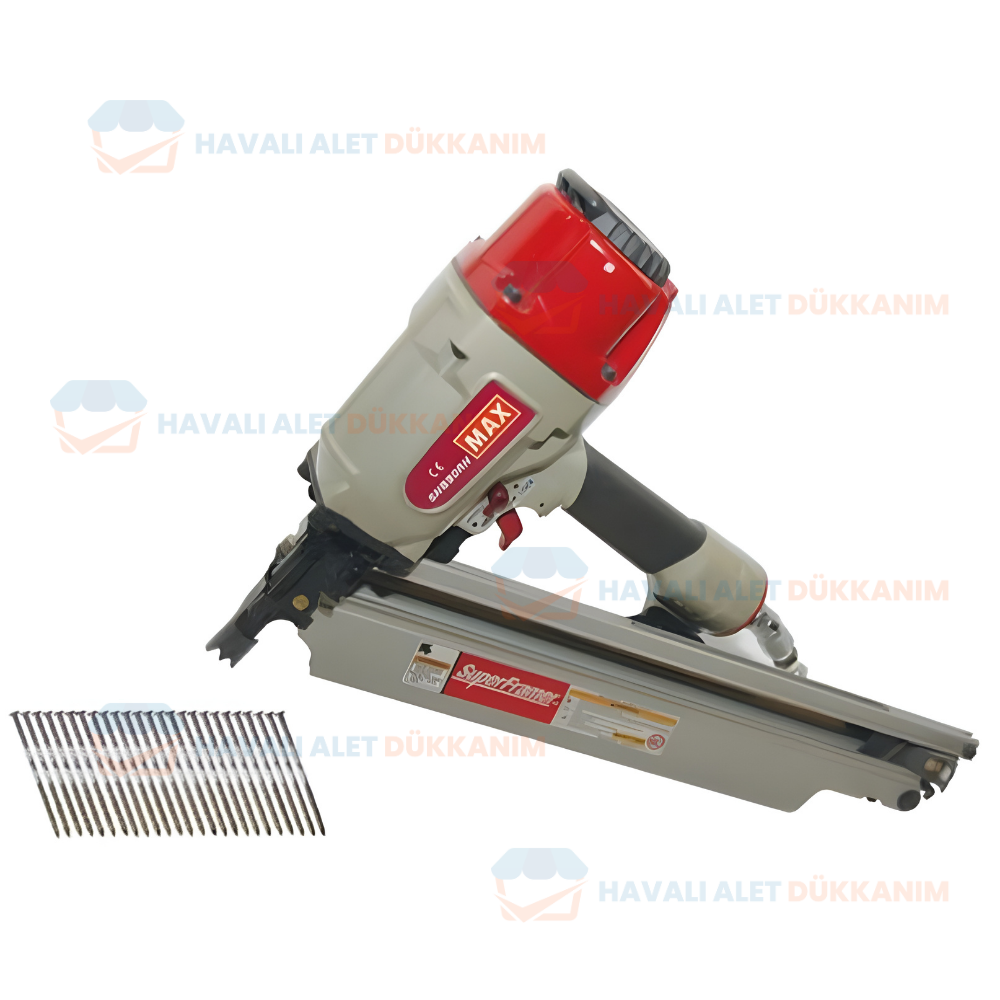 Havalı Zımba ve Çivi Çakma TabancasıMAX SN 890 RH Plastiğe Dizili Çivi Tabancası