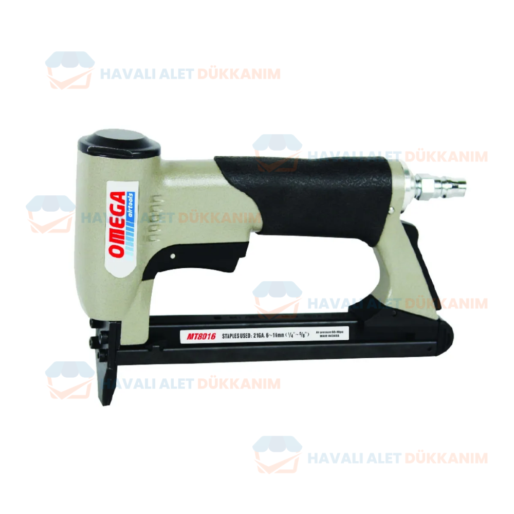 Havalı Zımba ve Çivi Çakma TabancasıOMEGA MGD8016 Döşeme Tabancası 6-16 mm
