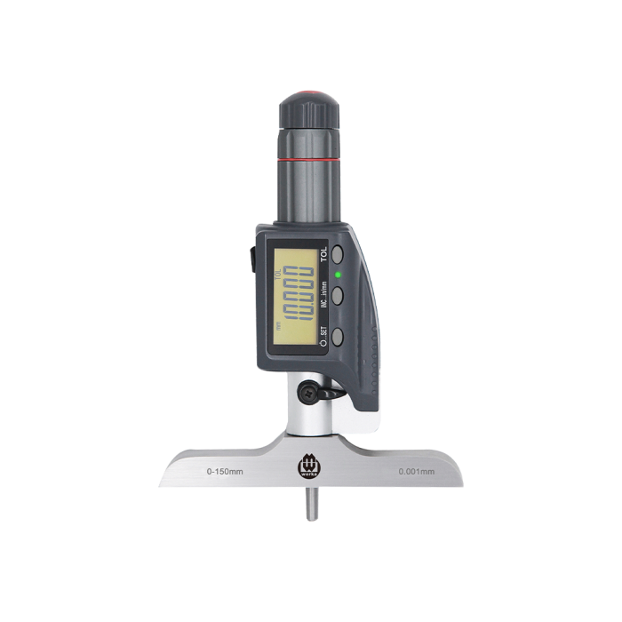 IP54 Dijital Derinlik Mikrometresi 150x0.001mm