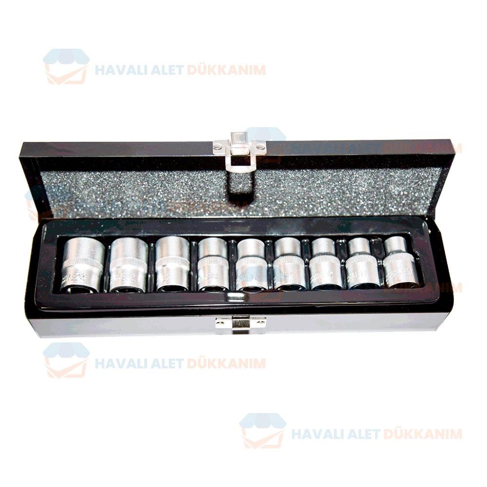 Kategorisiz10 Parça 1/2inç CR-V E Tipi Torx Lokma Seti