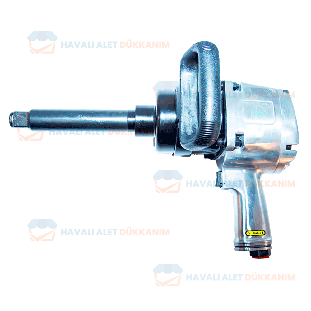 Kategorisiz1inç 263kg. 3500RPM 8inç Şaft Kabzalı Havalı Somun Sökme