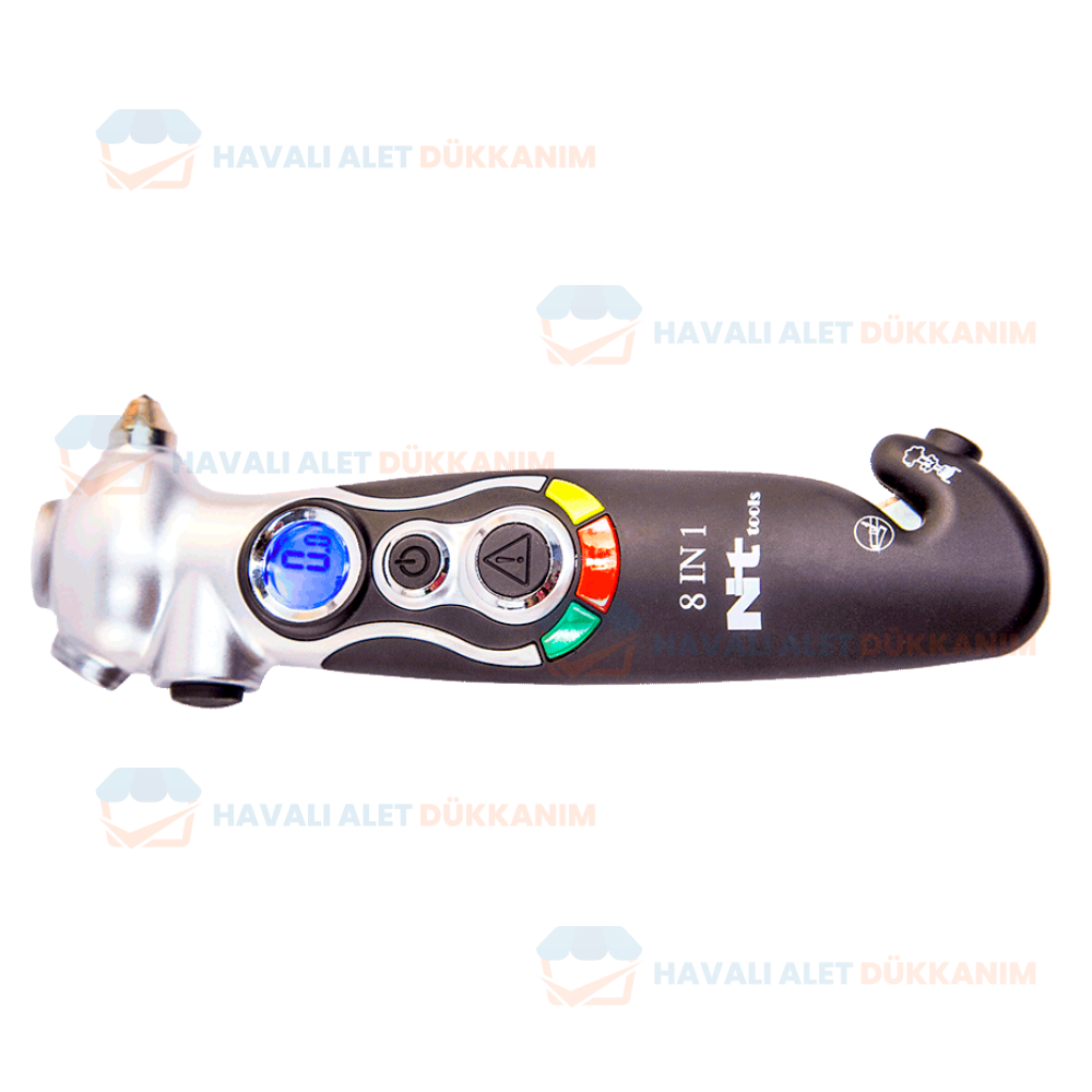 Kategorisiz8 Fonksiyonlu Dijital Lastik Havası Ölçer