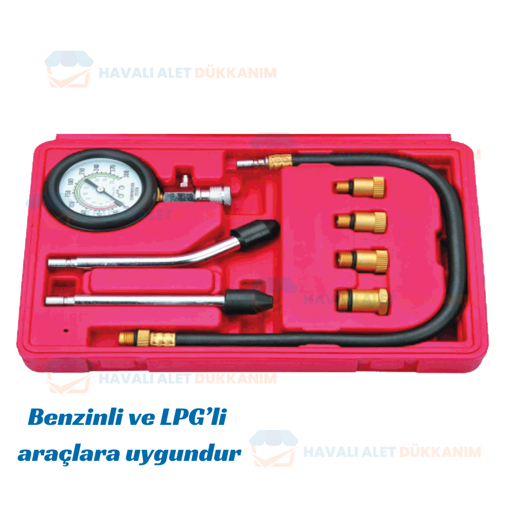 Kategorisiz8 Parça Motor Kompresyon Test Cihazı