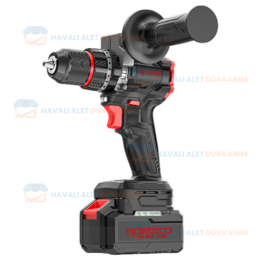 SPECCO BS20V-1380 Akülü Darbeli Matkap 80 Nm x2 Akü