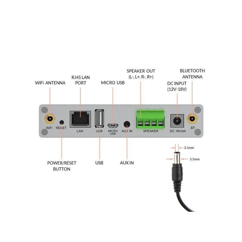Arylic A30+ 30W x 2 WiFi Mini Stereo Amplifier