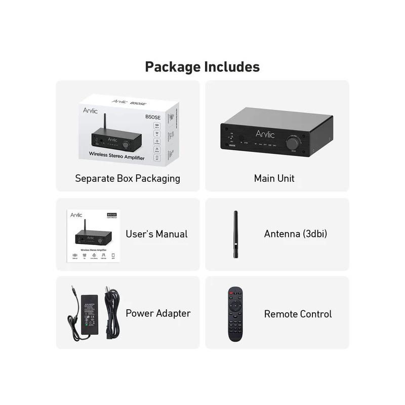 Arylic B50 SE Bluetooth Stereo Amplifier