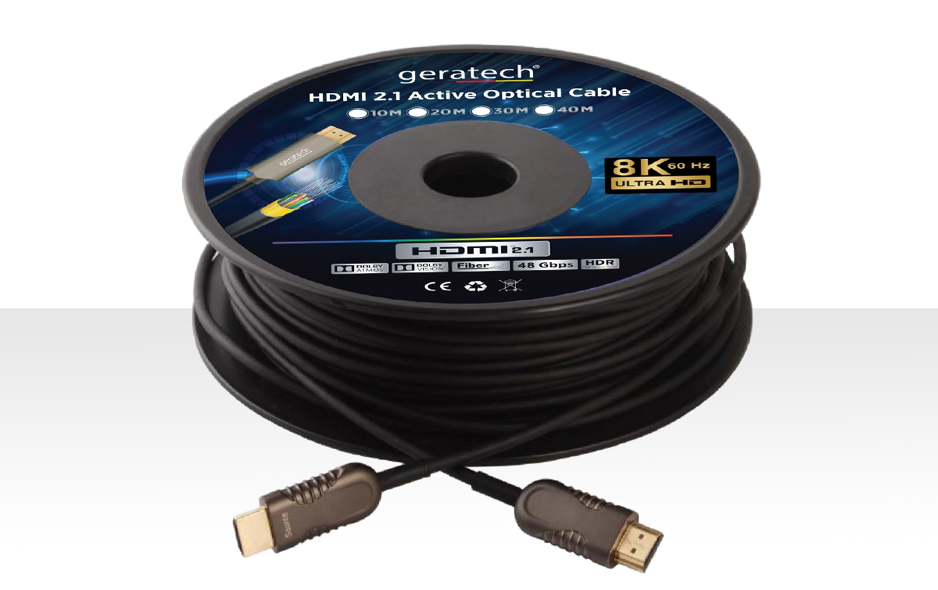 Geratech 8K Fiber HDMI Kablo 5MT
