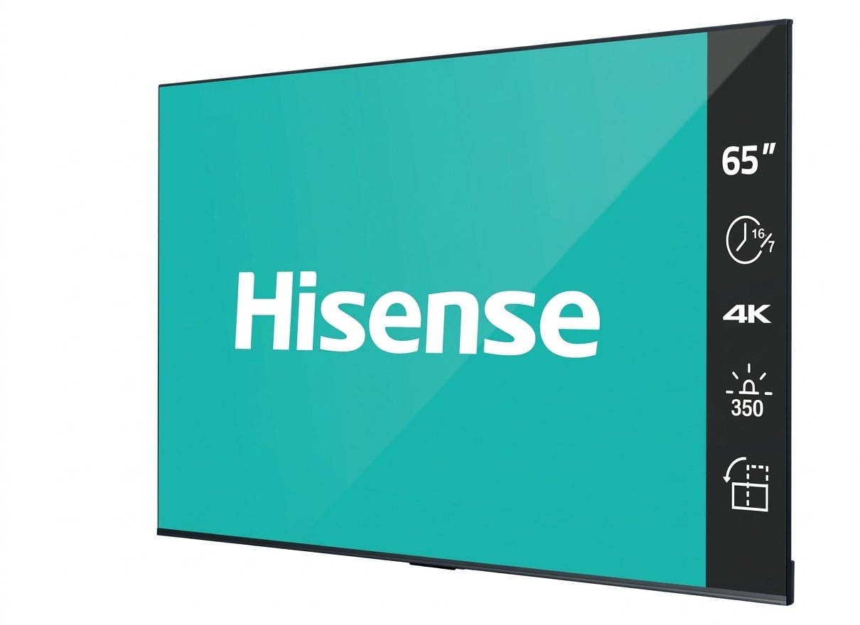 Hisense 65DP30FE 4K UHD Dijital Dijital Tabela Ekranı - 7/24 Çalışma