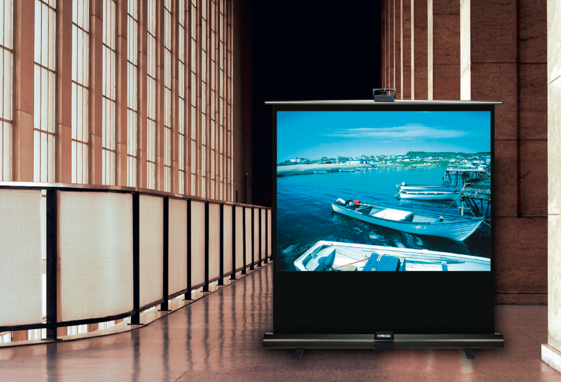 REFLECTA Yerden Açılır Perde 169x195