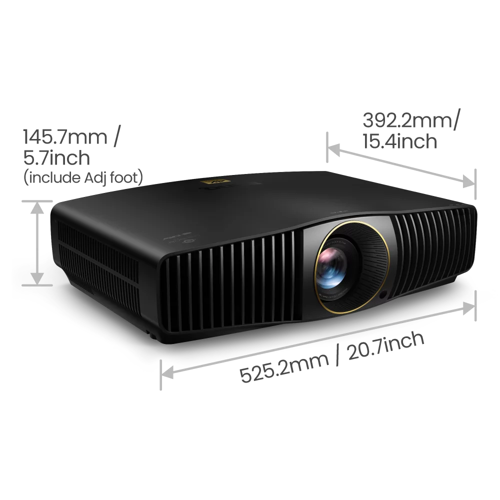 BenQ W5800 | %100 DCI-P3 ve Delta E  1 ile Gerçek 4K Lazer Projektör