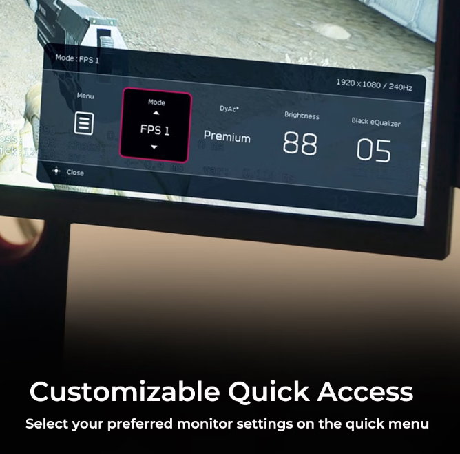 ZOWIE XL2540K TN 240Hz 24.5 inç Espor Gaming Monitör