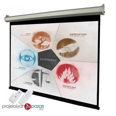 AV-Screen 240x177 Cm Motorlu Kumandalı Projeksiyon Perdesi Çerçeveli