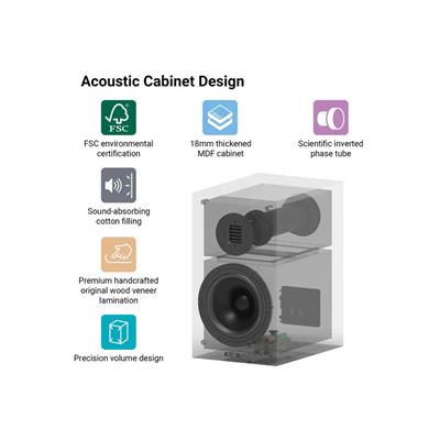 Arylic BK501/651 2 Way Bookshelf Speakers