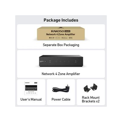 Arylic HA400 4 Zone Amplifier with AirPlay 2 and Network