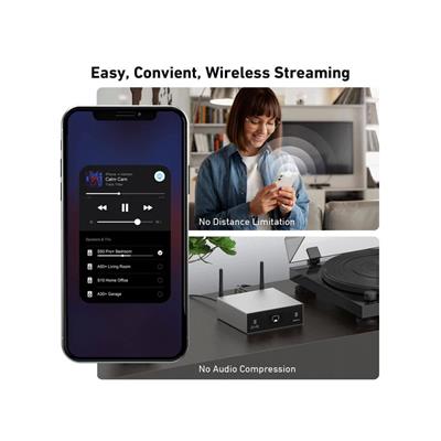 Arylic S50 Pro+ Wireless Stereo Preamp With aptX HD & ESS 9023 DAC