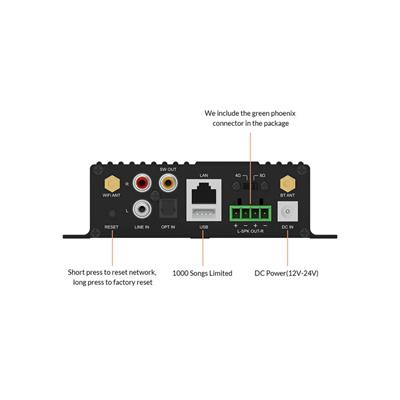 Arylic SA100 50W x 2 Wireless On-Wall Amplifier