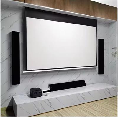 AV-Screen 200x200 Tavana Gömme Projeksiyon Perdesi