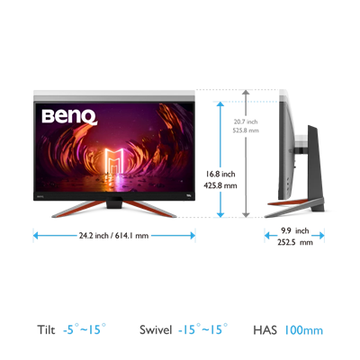 BenQ EX2710Q | MOBIUZ 1ms IPS 165Hz QHD 2K Oyun Monitörü