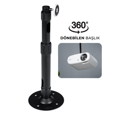 Havit PA304 Projeksiyon Tavan Askı Aparatı (tavan Ve Duvar Askı Aparatı) 360 Derece
