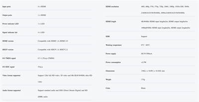 LENKENG LKV401HDR-V3.0