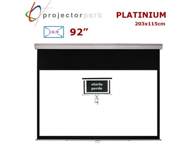 PROJECTORPARK Platinium 203 x 115 cm 16:9 92