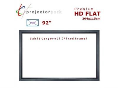 PROJECTORPARK Premium HD Flat 204 x 115 cm 16:9 92