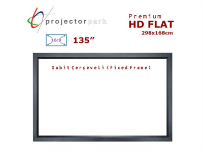 PROJECTORPARK Premium HD Flat 298 x 168 cm 16:9 135