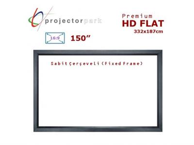 PROJECTORPARK Premium HD Flat 332 x 187 cm 16:9 150