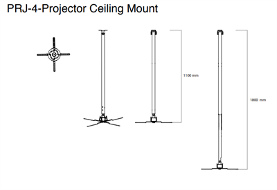 PROSCREEN ULTIMATE PRJ-4 110cm-180cm ASKI APARATI