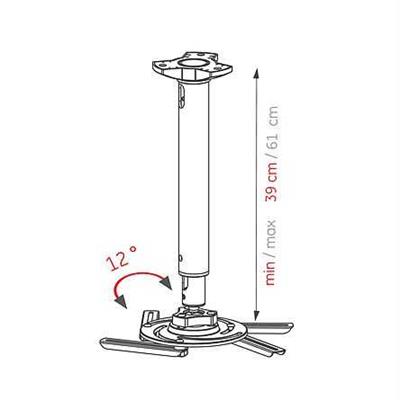 PROSCREEN ULTIMATE PRJ-8 PRO SERİSİ ASKI APARATI 39-61 cm
