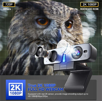 Rocware RC08 All In One 1080p Web Kamerası