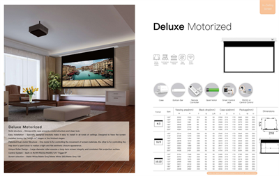 Seemax Deluxe Tavana Gömme 234x175 Motorlu Perde