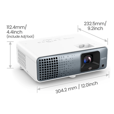 BenQ TK710｜4K 3200lm Lazer Günlük Oyun Projektörü 4.16 ms Giriş Gecikmesi