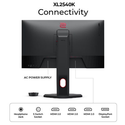 ZOWIE XL2540K TN 240Hz 24.5 inç Espor Gaming Monitör
