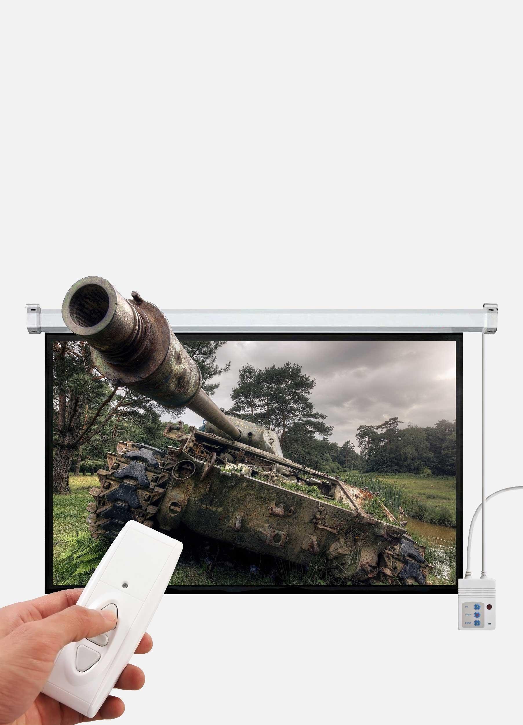 Codegen 240x200cm Cam Tozlu Motorlu Projeksiyon Perdesi