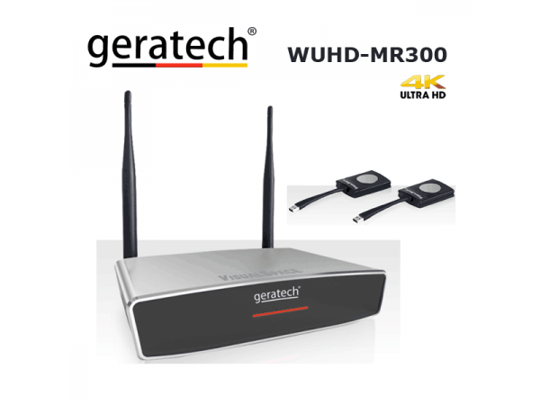 GERATECH WUHD-MR300 Kablosuz Görüntü-Ses Aktarım Cihazı