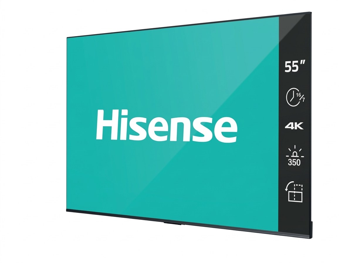 Hisense 55DP30FE 4K UHD Dijital Dijital Tabela Ekranı - 7/24 Çalışma