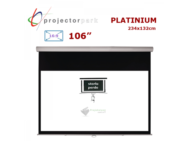 PROJECTORPARK Platinium 234 x 132 cm 16:9 106