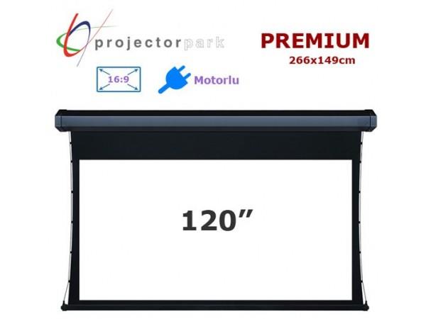 PROJECTORPARK Premium Ankastre 266 x 149 cm 16:9 120