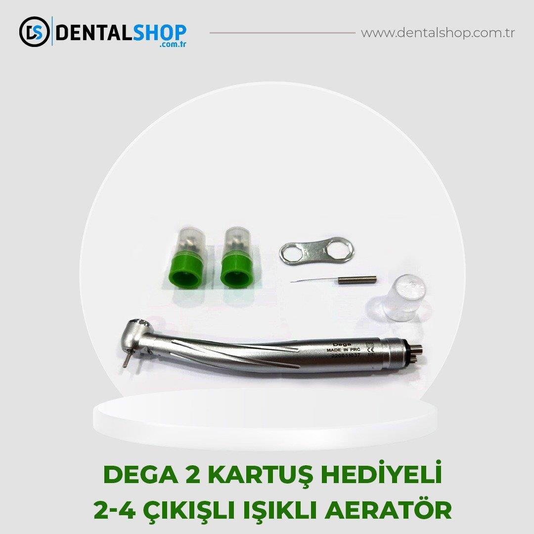 DEGA 2 ÇIKIŞLI IŞIKLI 2 KARTUŞ HEDİYELİ AERATÖR