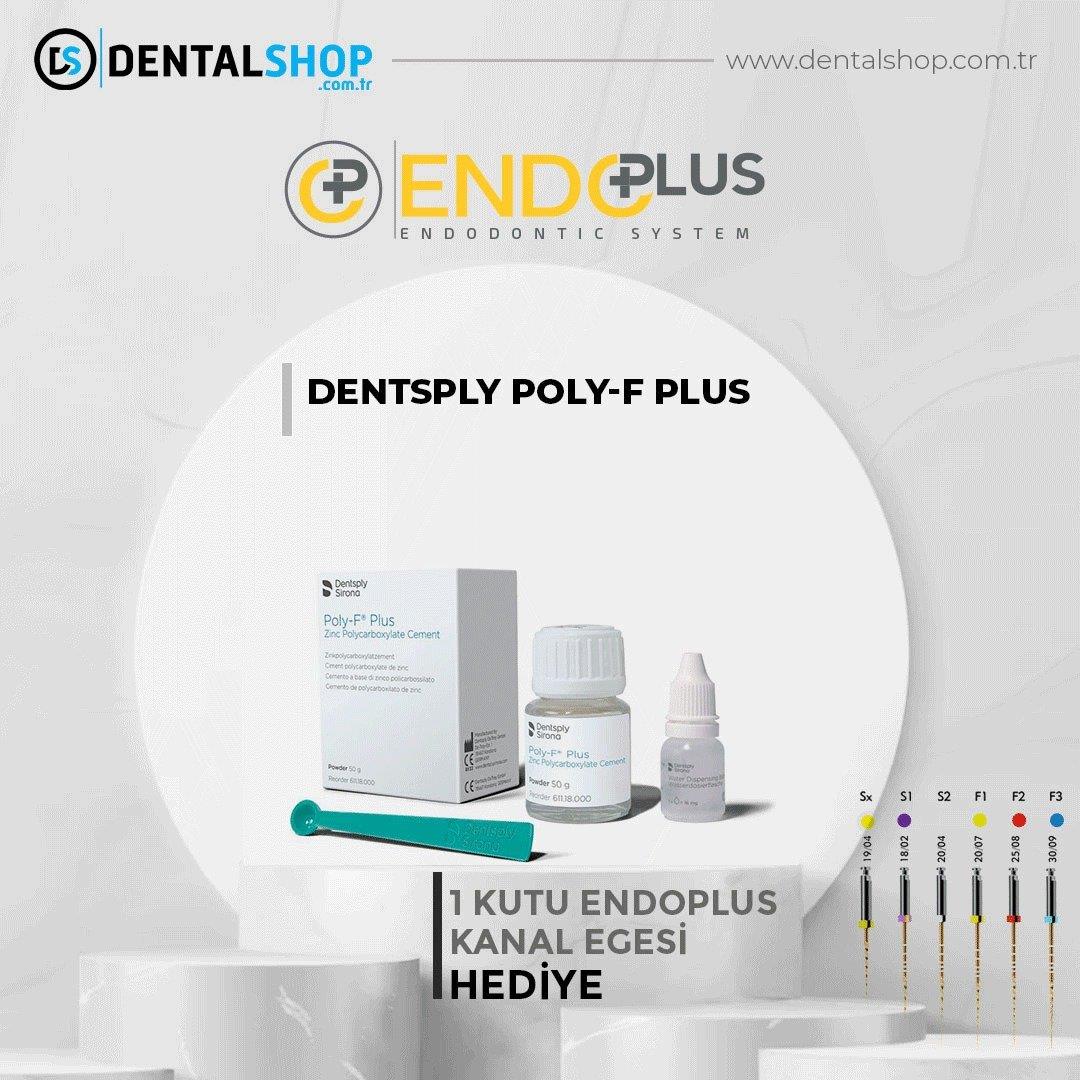 DENTSPLY Poly F Plus - Polikarboksilat Kron, Köprü ve Kaide Simanı