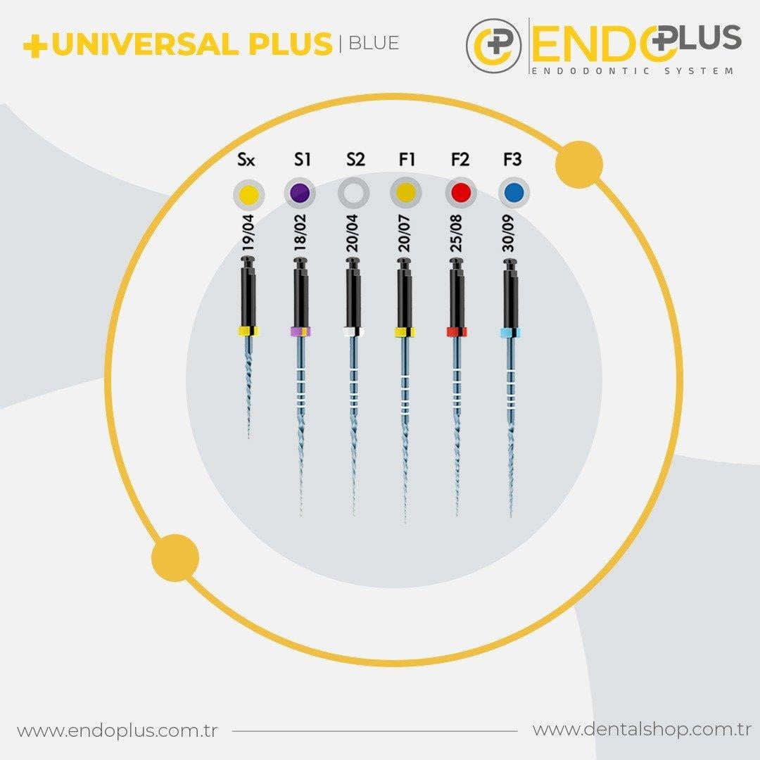 ENDOPLUS UNIVERSAL PLUS BLUE  KANAL EĞESİ