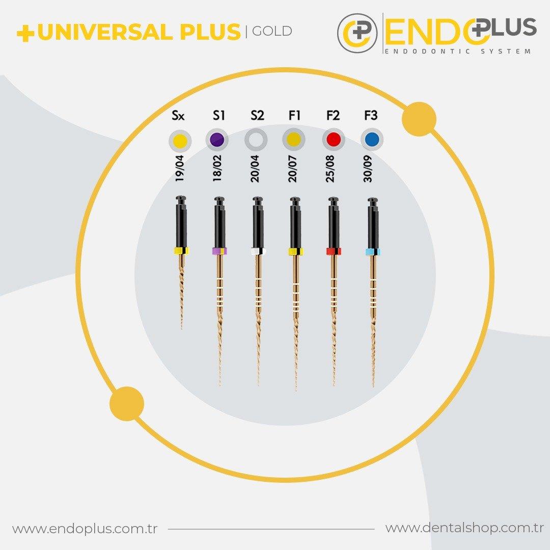 ENDOPLUS UNIVERSAL PLUS GOLD KANAL EĞESİ