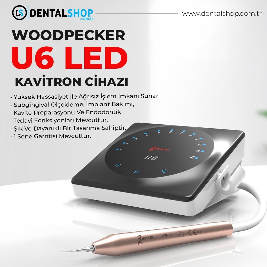WOODPECKER U6 IŞIKLI  KAVİTRON CİHAZI 