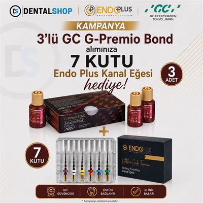 GC G-Premio Bond 3'lü Set + 7 Kutu Endo Plus Kanal Eğesi Kampanyası